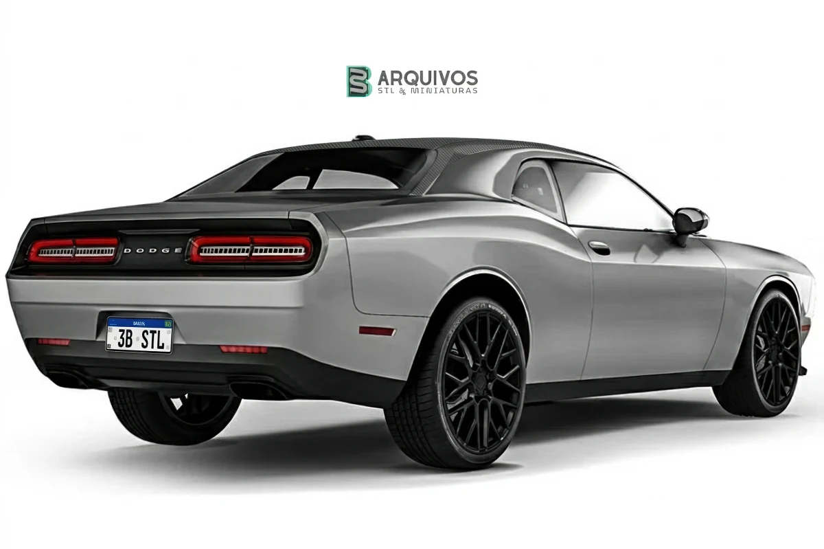 Modelo 3D STL - Dodge Challenger SXT 2015 — foto 3